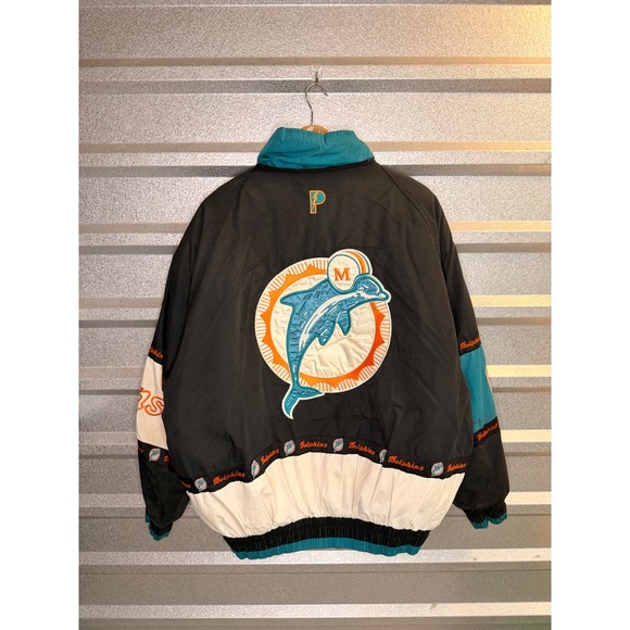 Vintage Miami Dolphins Pro Player NFL Jacket XL - Picture 2 of 7